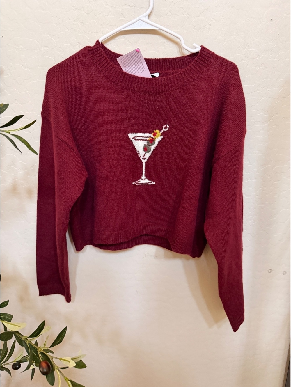 NWT cocktail knit pullover crew neck sweater